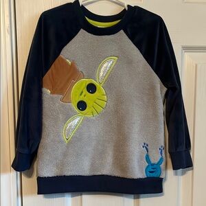 Baby Yoda Fleece PJ set. Size 4.